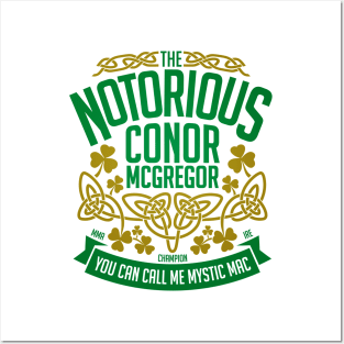 Conor McGregor UFC Champion Crest Posters and Art